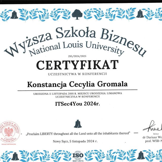 Powiększ obraz: certificate 11