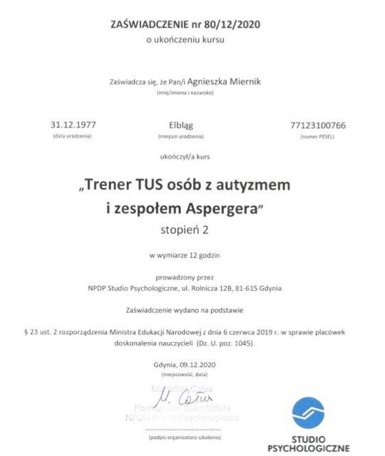 Powiększ obraz: certificate 8