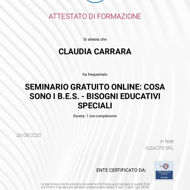 Ingrandire l'immagine: certificate 4