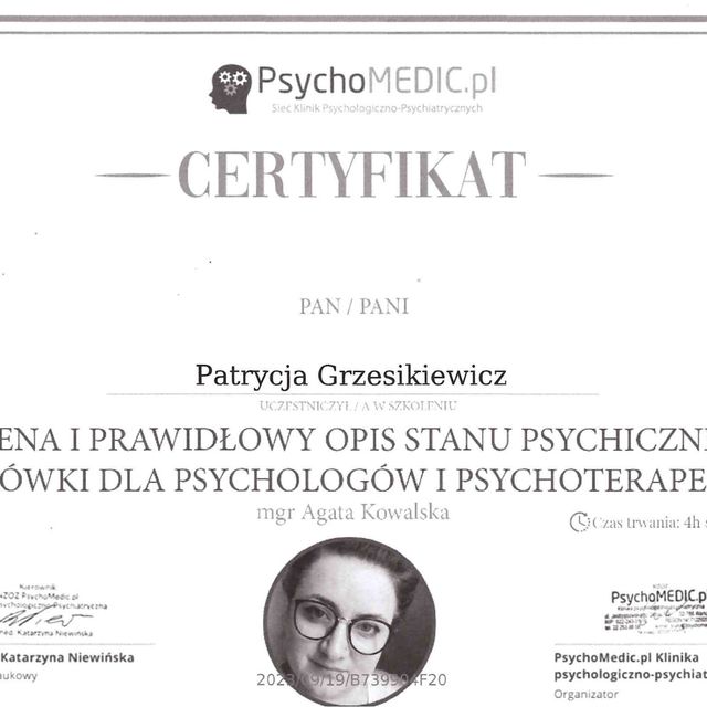 Powiększ obraz: certificate 10