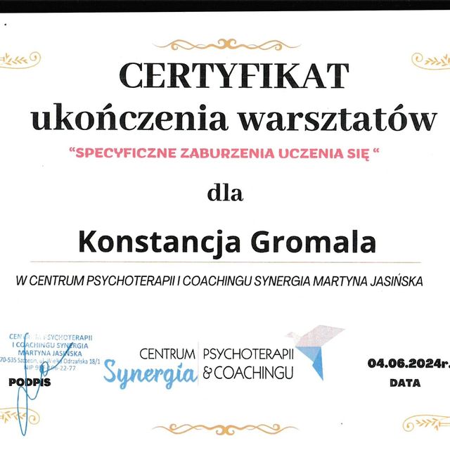 Powiększ obraz: certificate 10