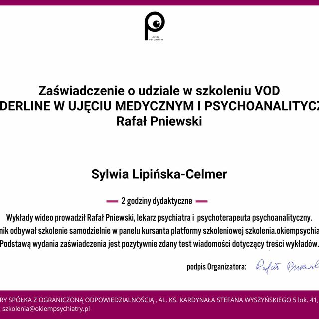 Powiększ obraz: certificate 17