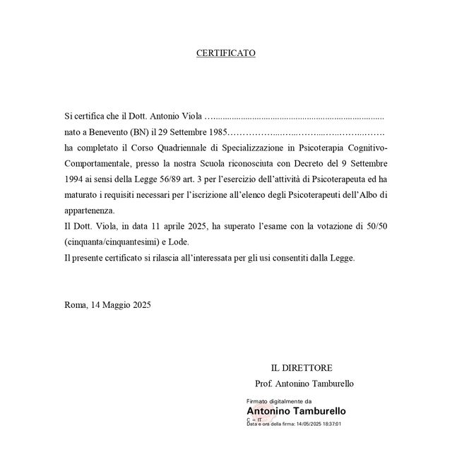 Ingrandire l'immagine: certificate 1
