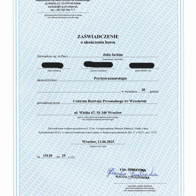 Powiększ obraz: certificate 4