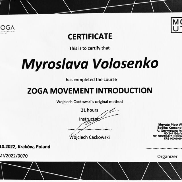 Powiększ obraz: certificate 20
