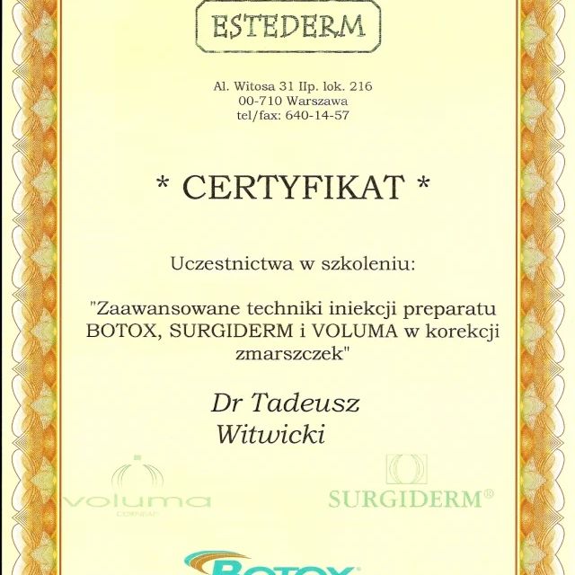 Powiększ obraz: certificate 18