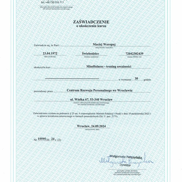 Powiększ obraz: certificate 5