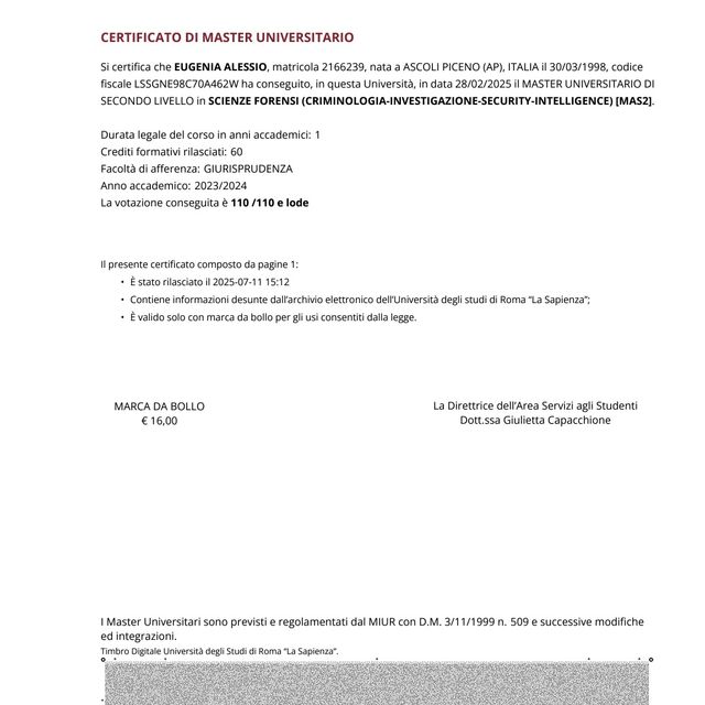 Ingrandire l'immagine: certificate 4