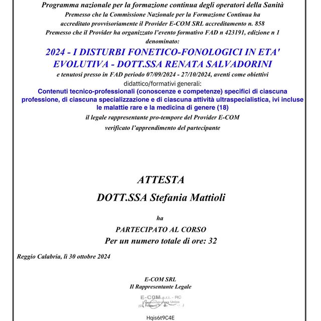 Ingrandire l'immagine: certificate 10