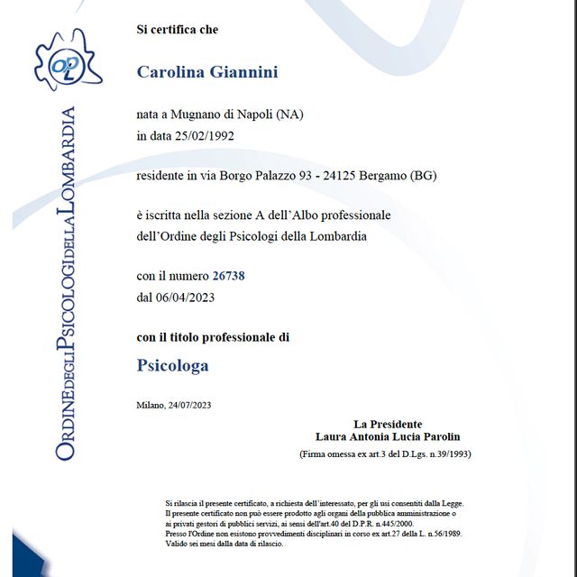 Ingrandire l'immagine: certificate 1