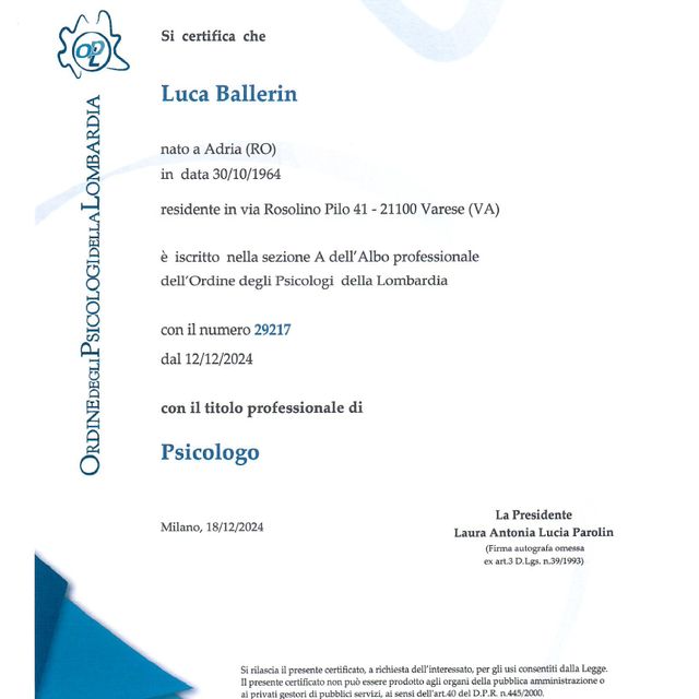 Ingrandire l'immagine: certificate 1