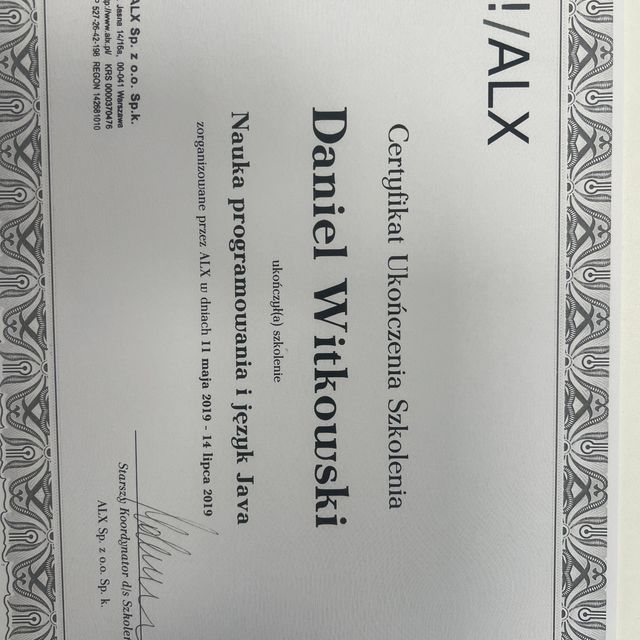 Powiększ obraz: certificate 10