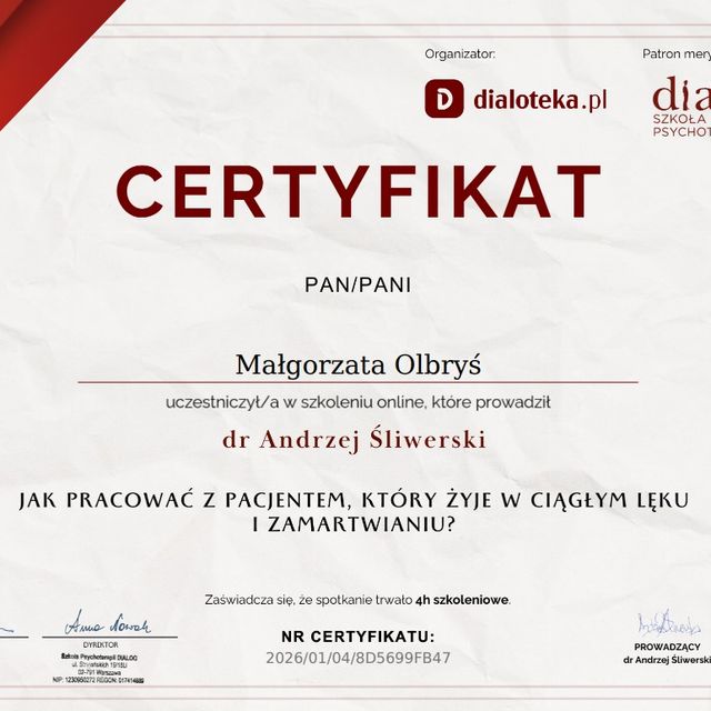Powiększ obraz: certificate 30