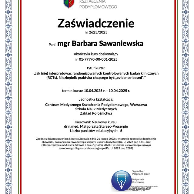 Powiększ obraz: certificate 12