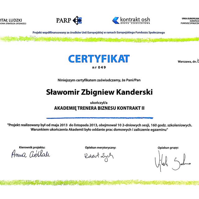 Powiększ obraz: certificate 9