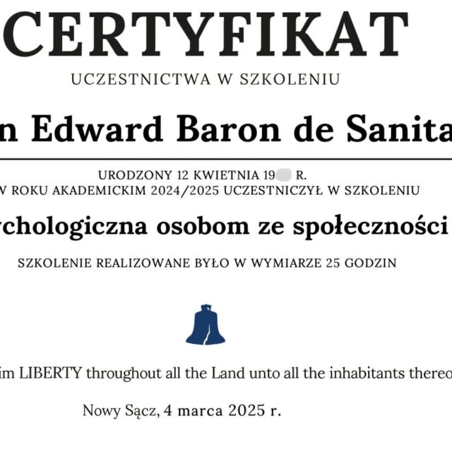 Powiększ obraz: certificate 10