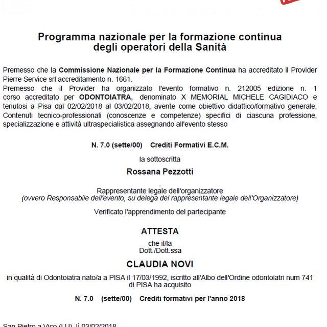 Ingrandire l'immagine: certificate 1