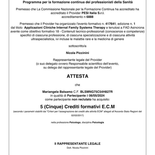 Ingrandire l'immagine: certificate 6