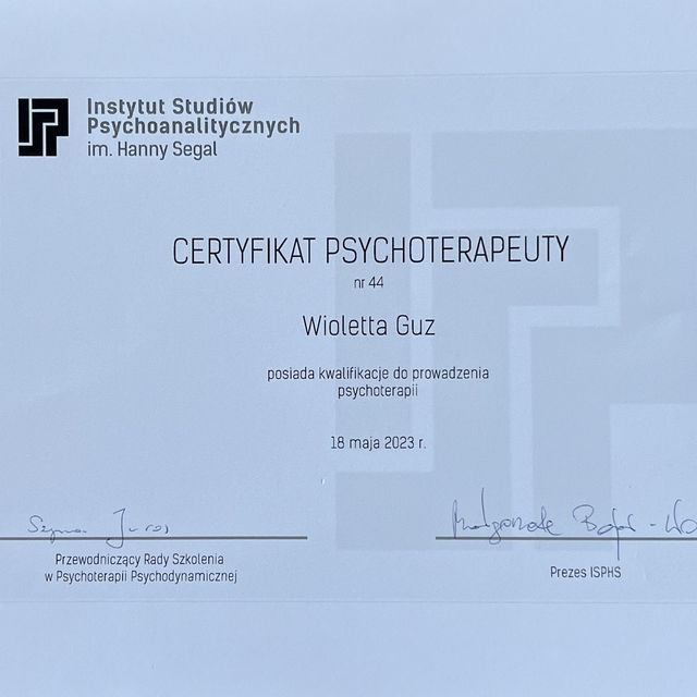 Powiększ obraz: certificate 16