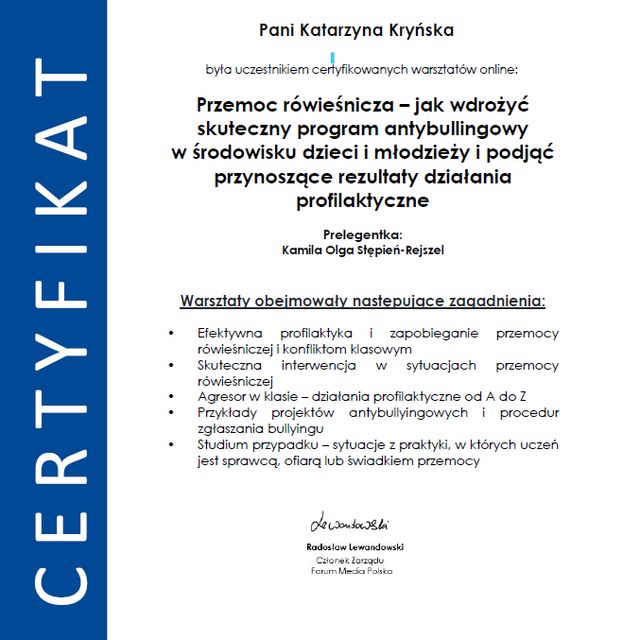 Powiększ obraz: certificate 9