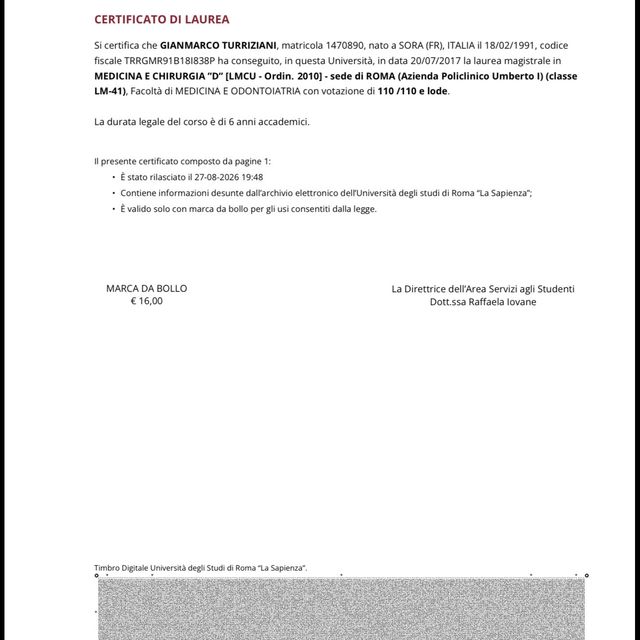 Ingrandire l'immagine: certificate 1
