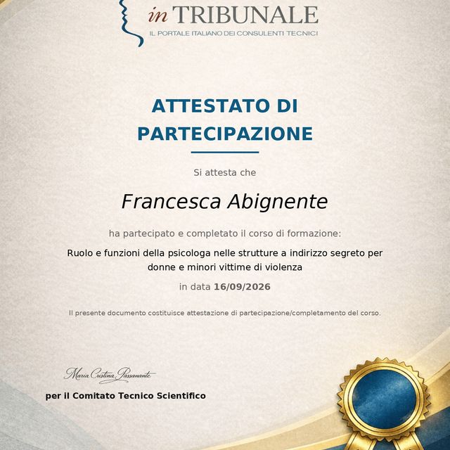Ingrandire l'immagine: certificate 43