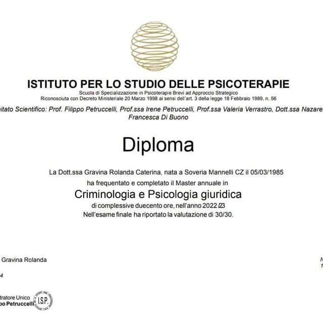 Ingrandire l'immagine: certificate 1