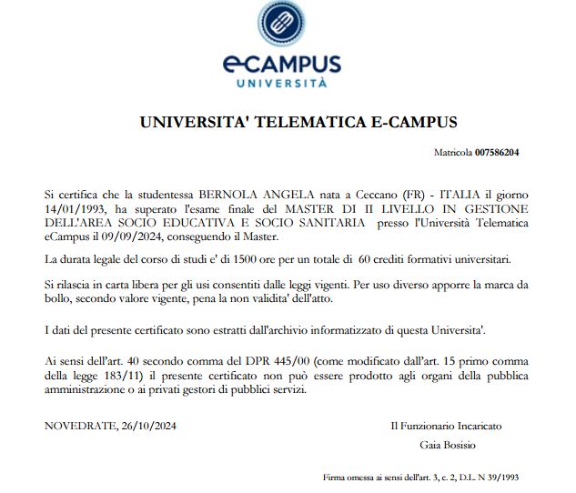 Ingrandire l'immagine: certificate 4