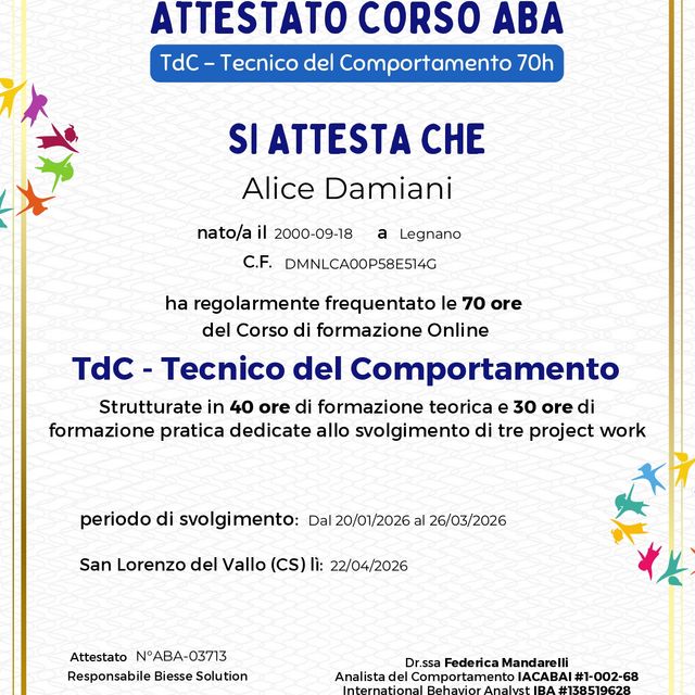Ingrandire l'immagine: certificate 3