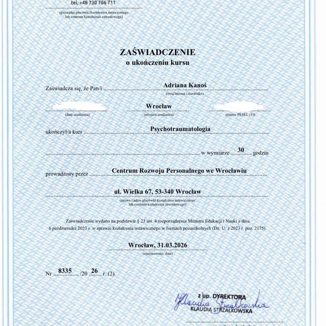 Powiększ obraz: certificate 10