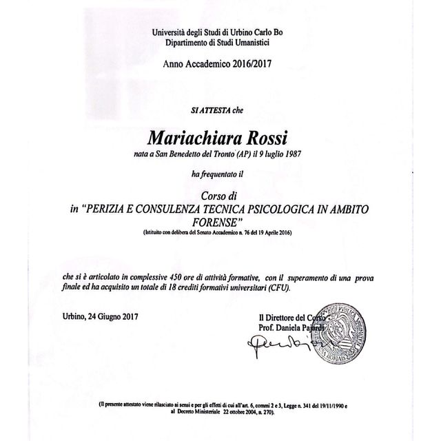 Ingrandire l'immagine: certificate 6