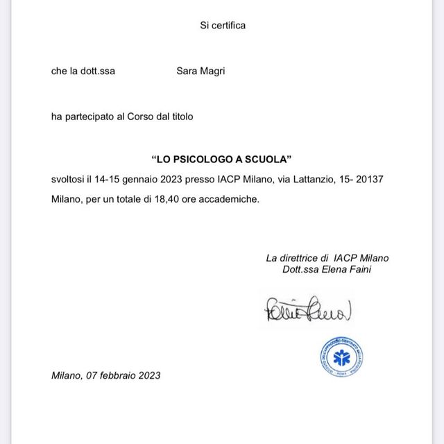 Ingrandire l'immagine: certificate 1