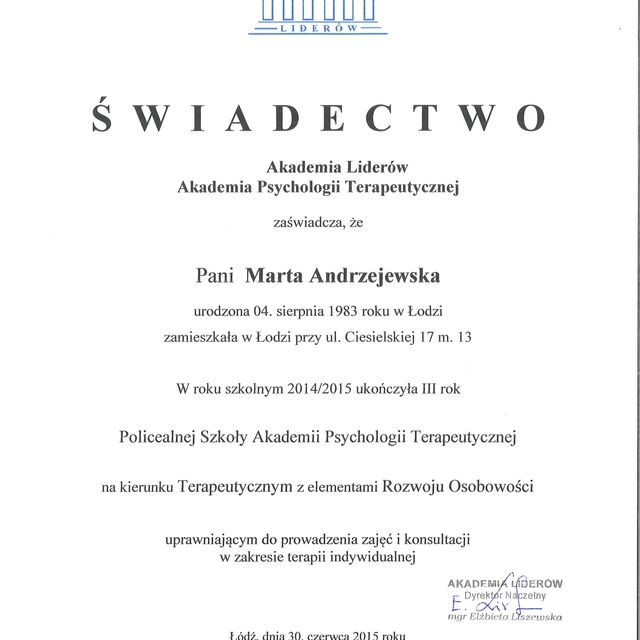 Powiększ obraz: certificate 16
