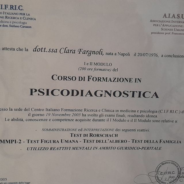 Ingrandire l'immagine: certificate 3