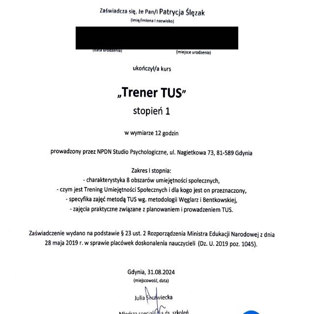 Powiększ obraz: certificate 9