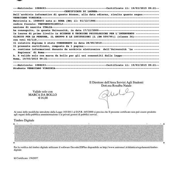 Ingrandire l'immagine: certificate 1