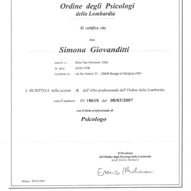 Ingrandire l'immagine: certificate 3