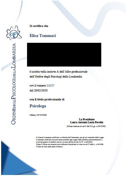 Ingrandire l'immagine: certificate 2