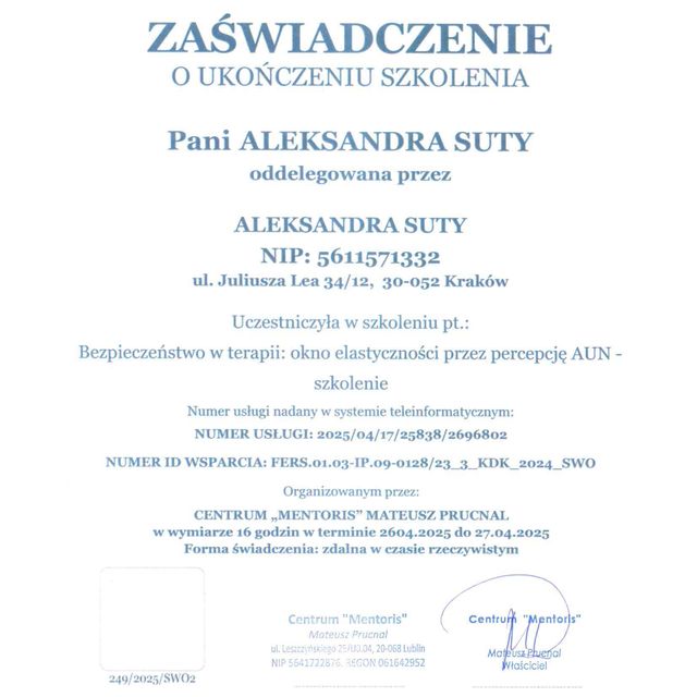 Powiększ obraz: certificate 16