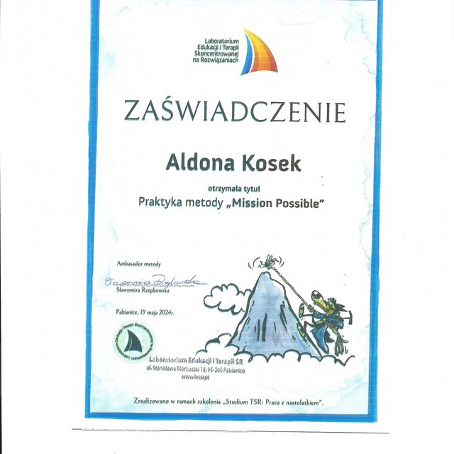 Powiększ obraz: certificate 16