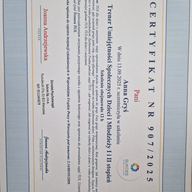 Powiększ obraz: certificate 4