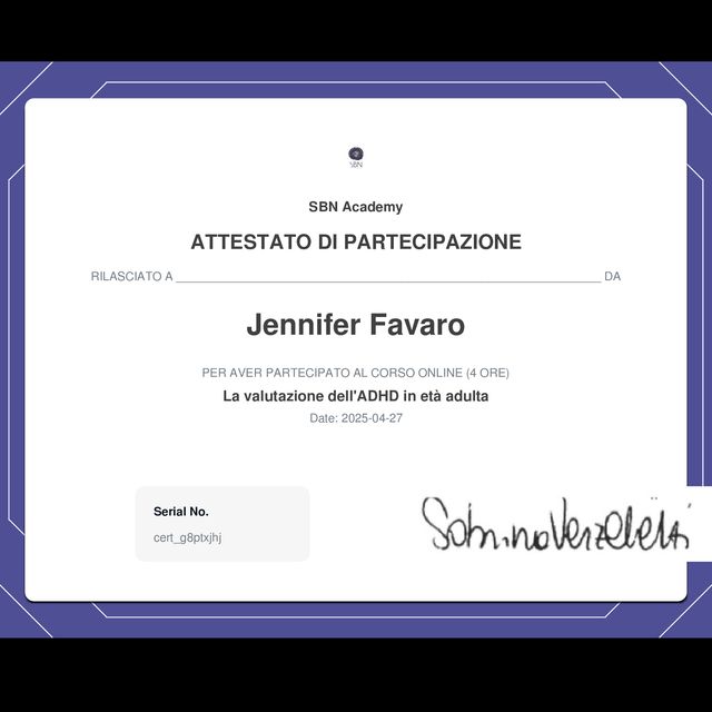 Ingrandire l'immagine: certificate 9