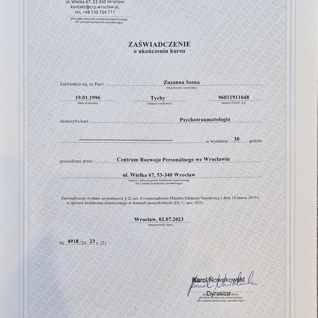 Powiększ obraz: certificate 6