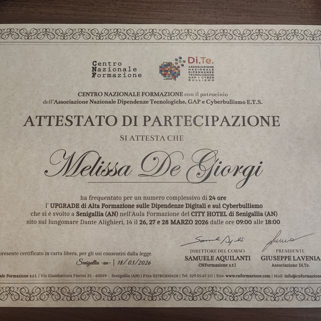 Ingrandire l'immagine: certificate 6