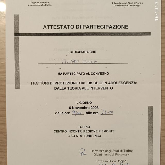 Ingrandire l'immagine: certificate 10