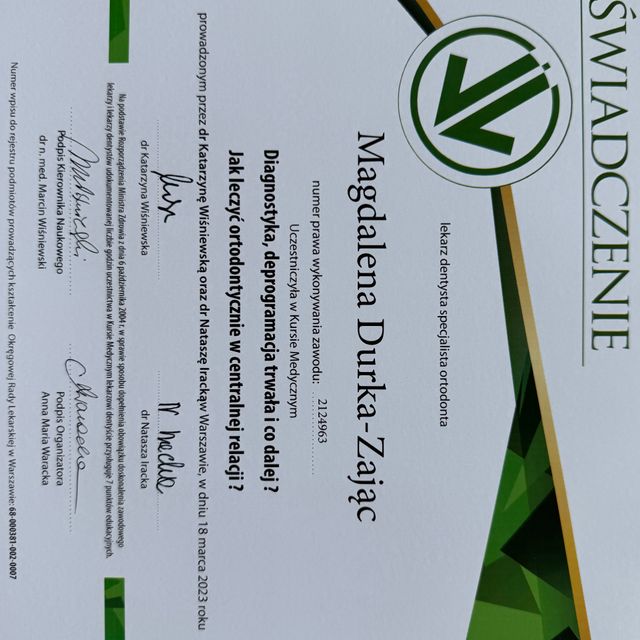 Powiększ obraz: certificate 69