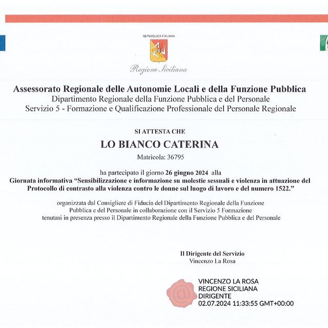 Ingrandire l'immagine: certificate 6