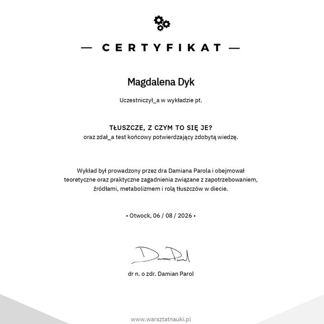 Powiększ obraz: certificate 8