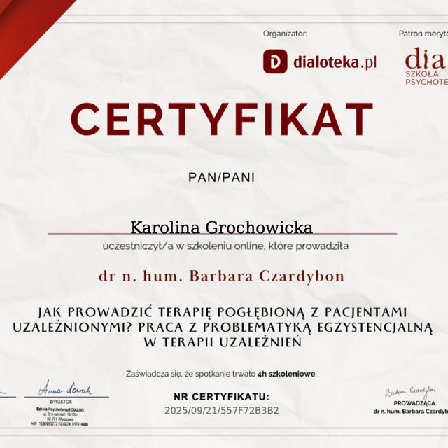 Powiększ obraz: certificate 18