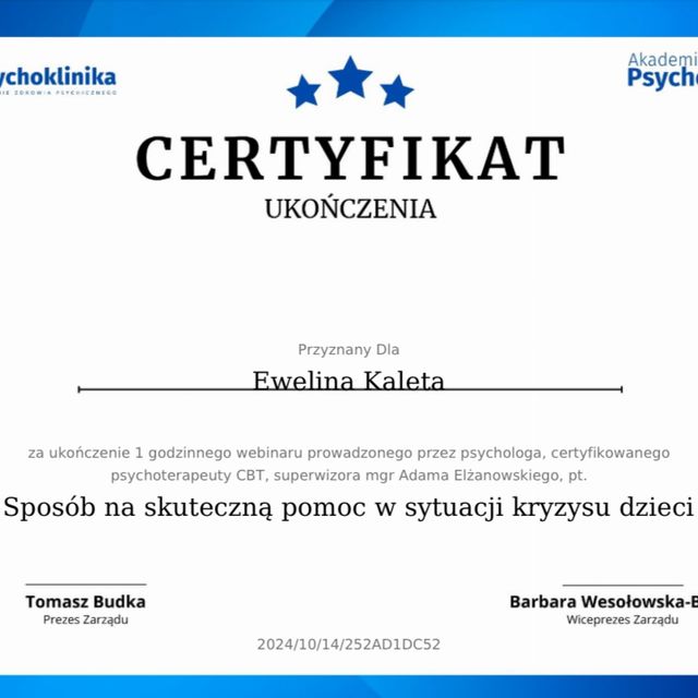 Powiększ obraz: certificate 15